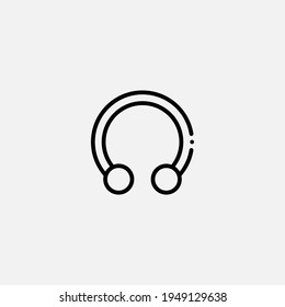 Piercing icon sign vector,Symbol, logo illustration for web and mobile