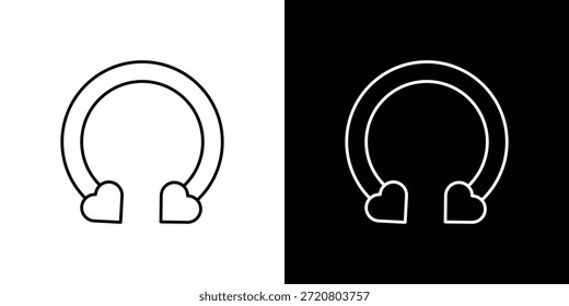 Piercing ícones design gráfico símbolos vetoriais. ícone Eps10.