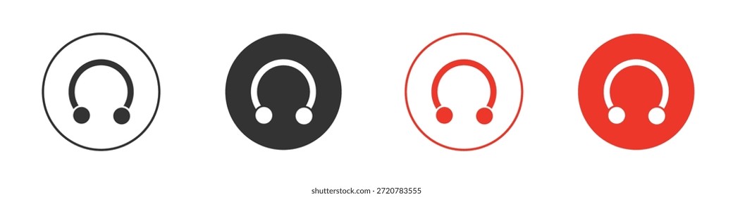 Piercing ícones simples plana silhueta vetor ilustração