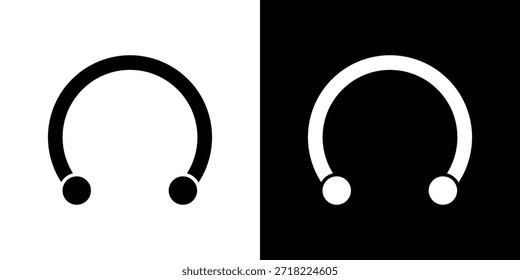 Iconos de perforación. Vector Plantilla Ilustración Símbolo Píxeles Perfecto