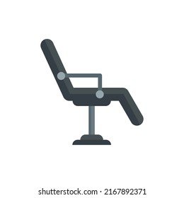 Piercing Salon Chair Icon. Flat Illustration Of Piercing Salon Chair Vector Icon Isolated On White Background