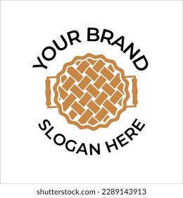 pies cake vector template logo premium