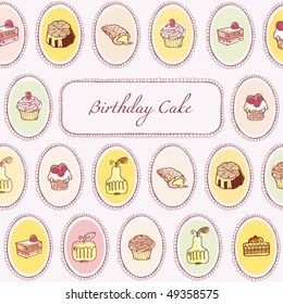 Pies cakes and fruit