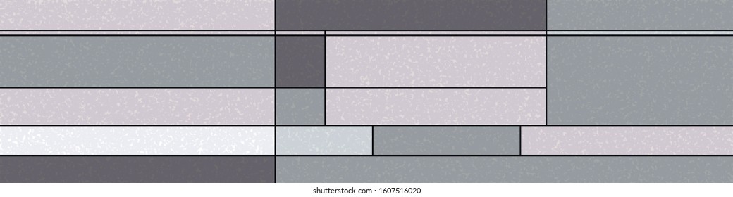 Piet Mondrian Style Computational Generative Art background illustration