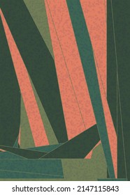 Piet Mondrian Style Computational Generative Art background illustration