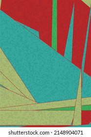 Piet Mondrian Style Computational Generative Art background illustration
