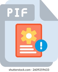 PIF Flat Illustration Vector Design