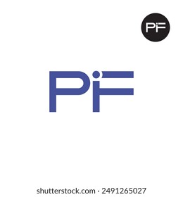 PIF Logo Letra Monograma Diseño