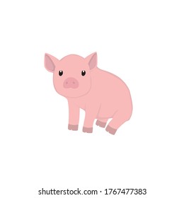 Pig Animal Cartoon Art Illustration
