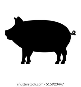 pig animal farm icon