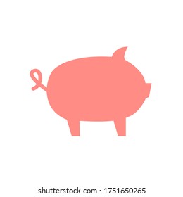 Pig, animal icon. Simple color vector elements of agriculture icons for ui and ux, website or mobile application