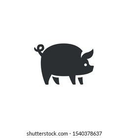 Pig animal icon - Vector