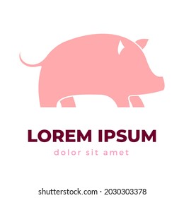 Pig animal logo icon symbol