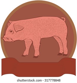 Pig badge