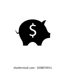 pig bank vector icon