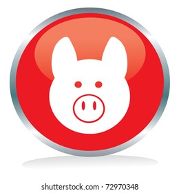 Pig button sign