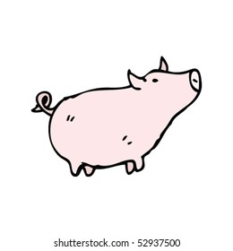 Schweinekartoon