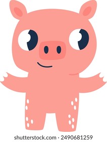 Ilustración vectorial de personaje de dibujos animados