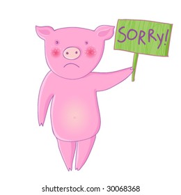 pig - cartoon vector