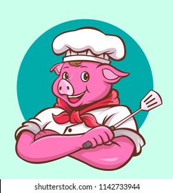 Pig Chef Vector