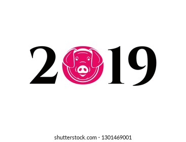 pig Chinese New Year vector design