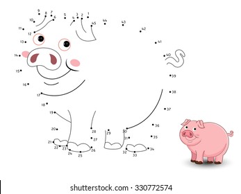 Pig Connect The Dots And Color