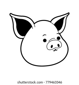 Pig cute cartoon