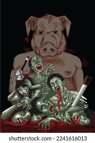 the pig demon punishes those who are guilty