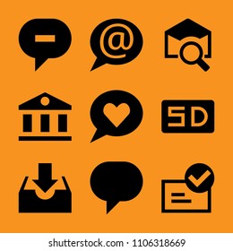 pig, digital, shape, investment, save and service icon vector set. Flat vector design with filled icons. Designed for web and software interfaces
