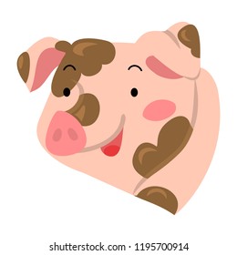 a pig in the dirt is sweet