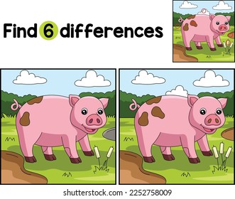 Pig Farm Find The Differences