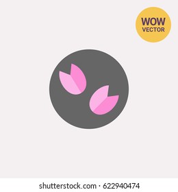 Pig footprint icon