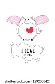 Pig freedom card