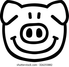 Pig head comic