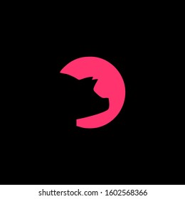 pig head logo. symbol design and vector