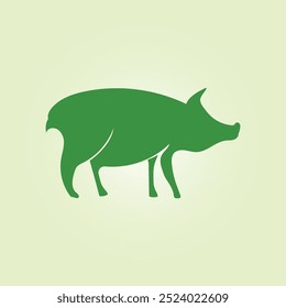 Pig head trendy artwork sublime abstract vector illustration colorful useful design.eps