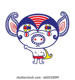 Pig hero are used for pig monster designs.