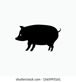 Pig Icon - Animal Vector, Sign and Symbol for Design, Presentation, Website or Apps Elements.