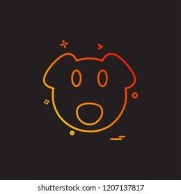 Pig icon design vector