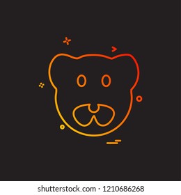 Pig icon design vector