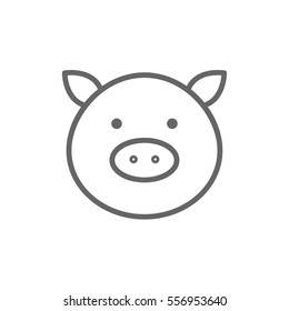  Pig icon Flat.