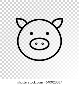  Pig icon Flat.