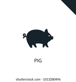 pig icon illustration isolated vector sign symbol
