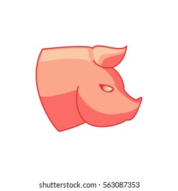 pig icon illustration isolated vector sign symbol