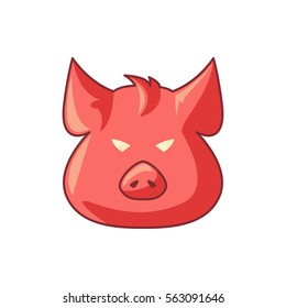 pig icon illustration isolated vector sign symbol