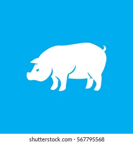 pig icon illustration isolated vector sign symbol