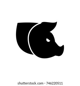 pig icon illustration isolated vector sign symbol
