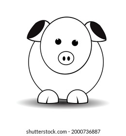 pig icon images vector design