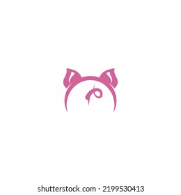 Plantilla de ilustración de diseño de logotipo de icono de tubería