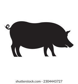 pig icon logo vector design template